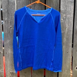 Columbia Long Sleeve Thermal Top M Blue